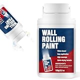 AstraVox Roller Paint Bianco, Pittura Bianca a Base d'Acqua Per Pareti e Soffitti, Kit Rul...