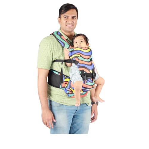 Image of My Giraffe Hippy Snug 2-in-1 Hip Seat Baby Carrier with Detachable Top Part, Essentials Storage Space | Upto 20kgs | 6 Carry Positions. Multiwave
