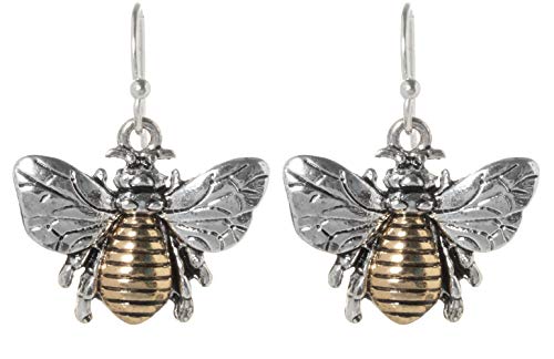 Artisan Owl - Bumblebee Dangling Earrings