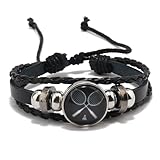 bracelet manchette cuir metal Design sportif : dispose de six différents motifs sur le thème du sport, y compris le tennis/badminton, baseball, basket-ball, football, rugby et volley-ball avec des emblèmes détaillés en forme de dôme en verre
