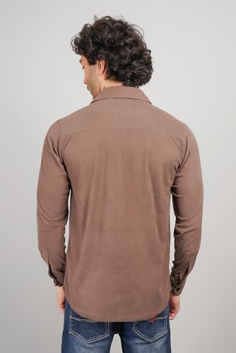 Image of Men's Full Sleeve Shirt | Regular Fit with Double Pockets | Stylish Catrize Casual & Formal Wear for Men