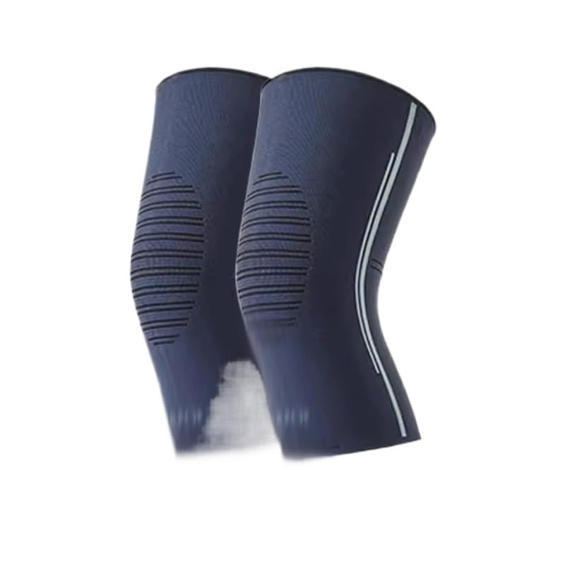 Exercise, protection Knee Pads for Men and Women Sports Running Fitness Joint Knee Thin Protective Gear for Fitness, cycling, running, playing football(Gray,Small)