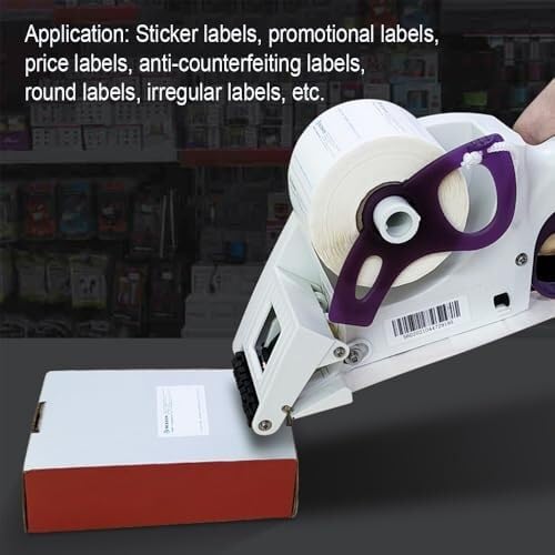Applicatore di Etichette, etichettatrice Portatile Portatile, etichettatrice Rotonda Quadrata, etichettatrice Portatile per Bottiglie Rotonde, scatole, etichettatura di Frutta