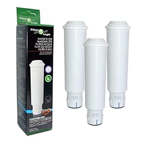 3 x FilterLogic CFL-701B Coffee Water Filter Compatible with Krups Claris F088 AEG AEL01 fits Melitta Caffeo Gourmet 6613297, Caffeo Solo Perfect Milk 6679163, Caffeo Barista TS 6758350 6758349