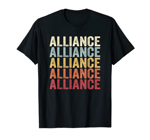 Alliance Ohio Alliance OH Retro Vintage Text T-Shirt Alliance Ohio Alliance OH Retro Vintage Text T-Shirt