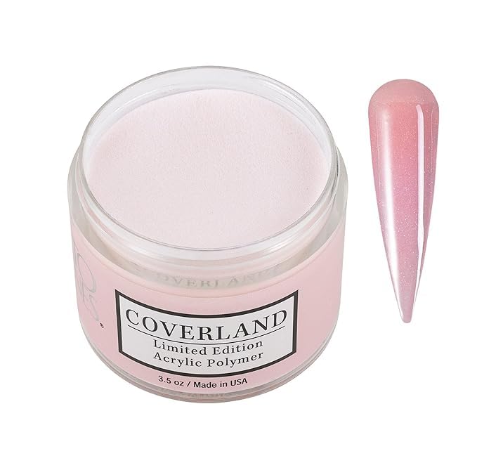 Tones USA Coverland Acrylic Nail Powder MMA & Cruelty Free - Best Quality Nail Powder Dip for Nail Art Design Home & Manicure Salon Use Bubble Free