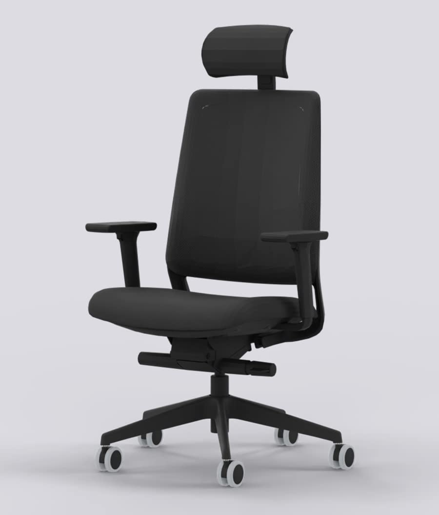 Silla de Oficina ergonómica Negra Top Gama Profesional Sense Silla o sillón de Escritorio