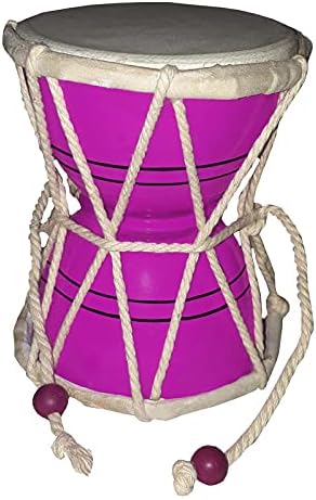 GT manufacturers Damru Damroo Percussion Indian Music Instrument Damaru Folk Bhajan Kirtan Pooja