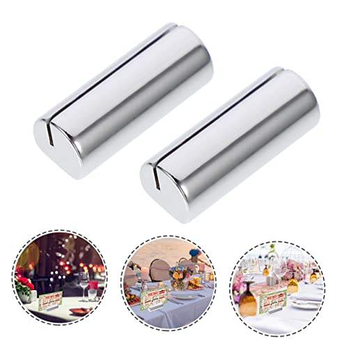Plafope 1Pc Tag Holder Mini Stand Wedding Sign Metal Holder Label Holder Memo Holder Table Number Holder Baking Label Holder Metal Tag Holder Label Holder Clamp Metal Copper Signage #TOP6
