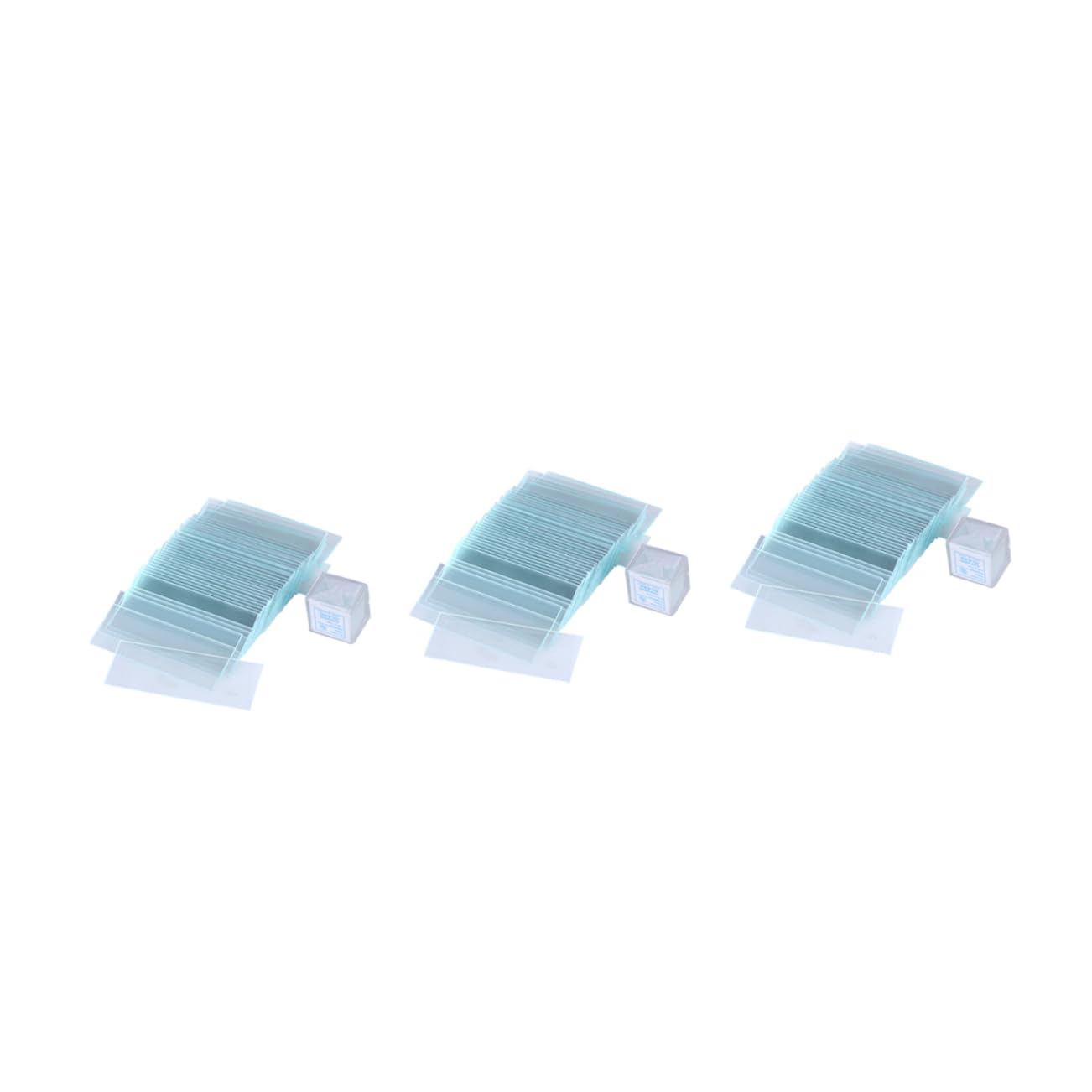 Mikroskop Objektträger mit Deckgläsern, 450 Stück, Glas