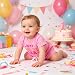 Imagen de TBAMTBW Conjunto Cumpleaños 1 Año Niña Ropa Niña 1 Año Regalo Bebe Conjunto Bebe Niñas Camiseta de Manga Corta con Estampado + Pantalón