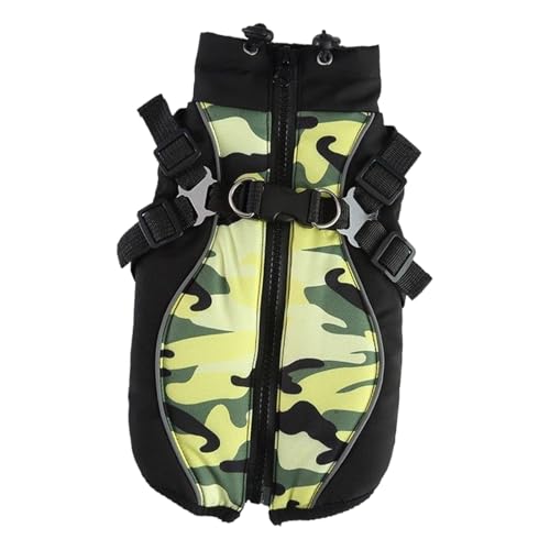Chaqueta para perro, ropa cálida resistente al viento para mascotas, abrigo de invierno para perros pequeños, ropa para cachorros, Navidad, cumpleaños, nieve, compras, entrenamiento al aire libre