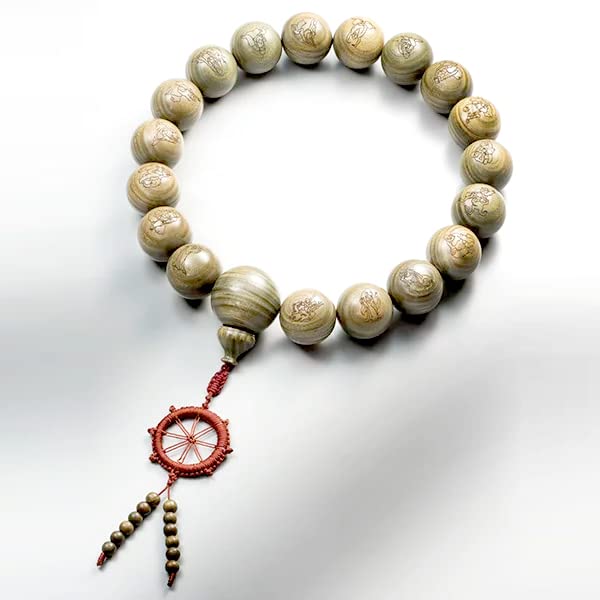 Amazon｜KW-1201 緑檀 十八羅漢 超 特大念珠｜数珠 オンライン通販