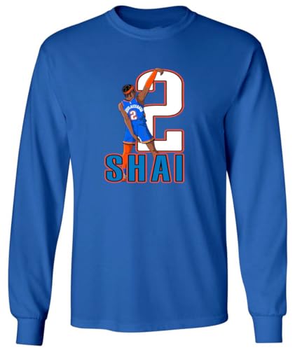 Long Sleeve Shai 2 OKC Oklahoma City Shirt T-Shirt Mens Long Sleeve