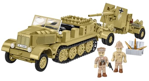 Modelismo SD.Kfz.8 y cañón de 8.8 cm Flak 36 del Afrika Korps para montar en casa