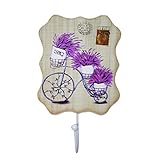 FLEXIMAXX HOME Perchero pared 1 Ganchos Colgador pared originales en Madera, habitación (1 UNIDAD BICI)