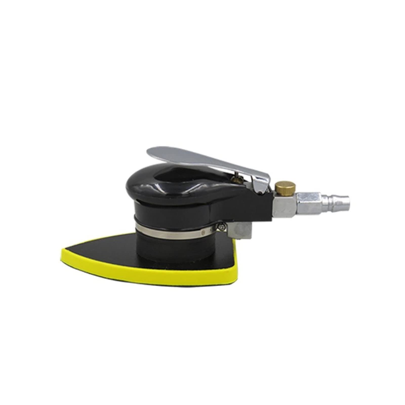 LNHHG 10000rpm Professional Buffer Polisher Air Sander Pneumatic Polishing Machine Stone Wood Grinding Grinder Tool Accessories KP-6793(5 inch Triangle)