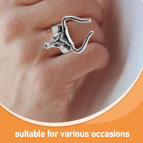 Bijoux pour les fêtes rétro punk comprenant bague dinger ring et collier - 5