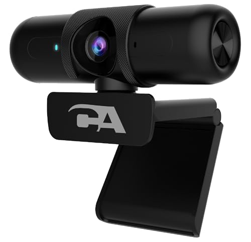 Image of Cyber Acoustics CA Essential Webcam 1080HD-AF - USB Webcam with Microphone for Desktop or Notebooks, 1080p Webcam, HD Auto-Focus and Light Correction, Omni-Directional Microphone (WC-2000)