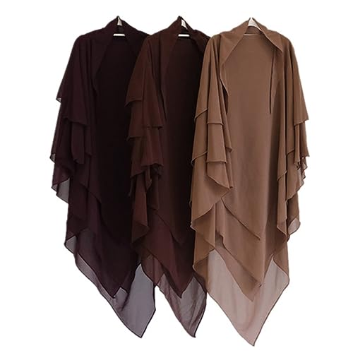 Women Muslim Chiffon Scarf Lightweight Breathable Abaya Jilbab Ramadan Eid Sun-proof Shawls Wrap Hijab4