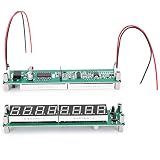 YUKERMARB Frequenzmessmodul, PCB-Frequenzzählermodul, 0,1 MHz Bis 2400 MHz, 8-stelliges LED-Display, 3-Kanal-Messung, ZF-Einstellung für Funkreparaturtests (Rot)
