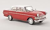  SpecialC.-40 Opel Rekord P2 Limousine, DKL.-rot/Weiss, 2-Türer (ohne Magazin) , 1960, Modellauto, Fertigmodell, 1:43