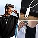 MTINEAPS Gifts for Teen Men Boyfriend Teenage, Silver Initial Necklaces for Men Gifts for Him Brother Fashion Jewelry (J)