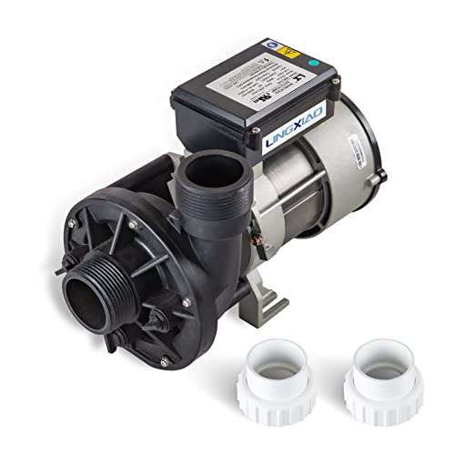 LINGXIAO Hot Tub Bath Pump; LX Pump Motor, 110V, 9Amps, 1.5" Port, 116GPM Flow Rate (Model: WBC150) by LINGXIAO - Used condition - US$144.73