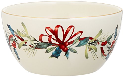 Lenox Winter Greetings 5" Bowl,Red & Green #TOP2
