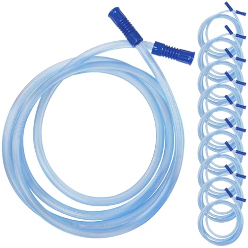 10 Pack Extended Suction Connection Tube, 80in Extra Long Suction Tubing – Universal Replacement Tubing Compatible with 8mm Standard Interface Devices