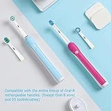 Qitizu Aufsteckbürsten Kompatibel mit Braun Oral b Elektrische Zahnbürste, 4 Floss, 4 Precision, 4 Sensitive, 4 EfficientClean Zahnbürstenaufsatz Aufsätze (16 Weiß)