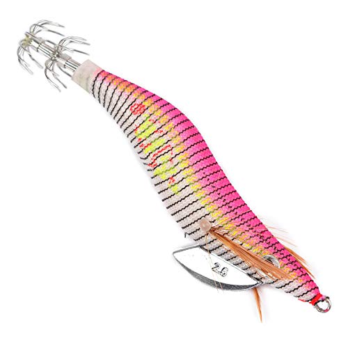 Cebos Artificiales 6 unids/Set 80 mm 11g de Pesca camarón Calamar Cebo Pesca señuelo Pesca Tackle cebos de Pesca Señuelos de Pesca