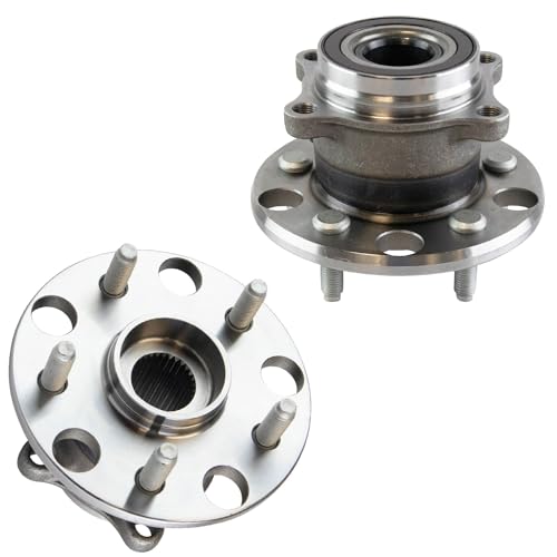 Image of Detroit Axle - 2 Rear Wheel Bearing Hubs with ABS Sensor for 13-20 GS350