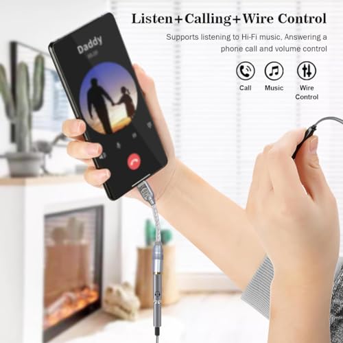 Audiocular-Type-C-to-35mm-Headphone-DAC-Amp-Adapter-Dongle-CS46L41-DAC-Chip-Audio-Jack-Converter-Up-to-32bit384kHz-Connector-Compatible-with-Samsung-S24S23S22-Oneplus