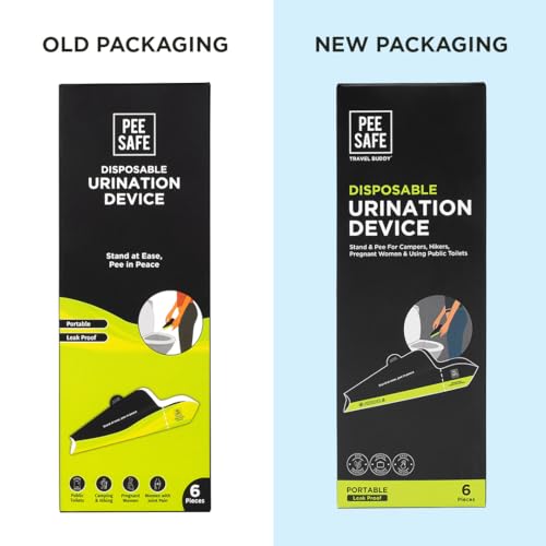 Image of Pee Safe Foldable & Disposable Female Urination Device 6 Funnels | For Women, Pregnant Women, Joint Pain Patients & Travelers | Easy To Carry | Reduces The Risk Of UTI | Travel Friendly