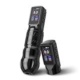 Xnet Titan 270 Cordless Tattoo Gun, High Torque Coreless Motor Tattoo Machine Rotary Tattoo Cartridge Pen with Dual 2400mAh Power Supply for Tattoo Artists