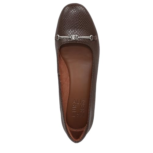 Naturalizer Women's Kendall Ballet Flat Dark Brown Snake 8 M by Naturalizer - Used condition - Image 5