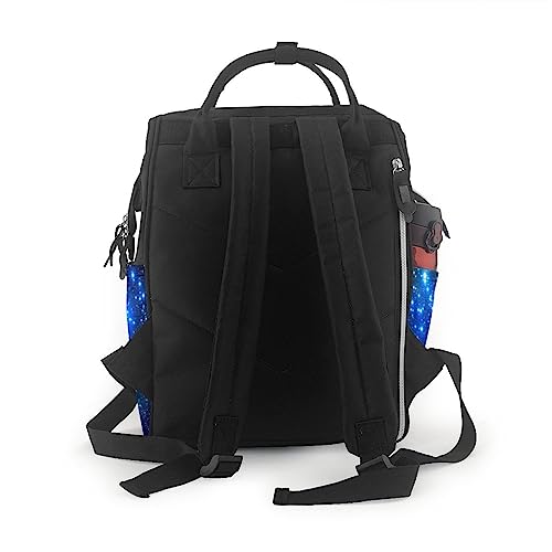 Sac à langer multifonctionnel grand format avec sacs d'organisation Galaxy Stars