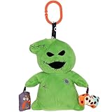 KIDS PREFERRED Disney Baby Nightmare Before Christmas Oogie Boogie On The Go Activity Toy with Teether, On The Go Clip, Bell Chime, and Pull Through Arms