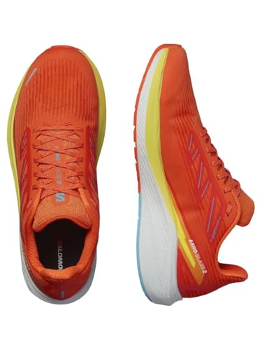 Salomon Hombre Aero Blaze 2, Drfire Sulphr Wht, 43 1/3 EU