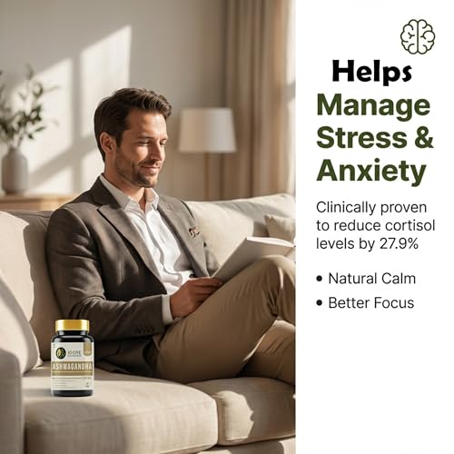 Image of Ashwagandha Gold 500mg - (180 Capsule) | Natural Stress Relief, Improves Strength & Energy | Supports Muscle Mass, Boost Immunity & General Wellness | Ayush Approved | For Men & Women