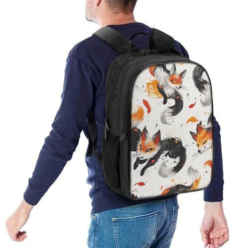 Mochila infantil con diseño de zorro ajustable y resistente 5