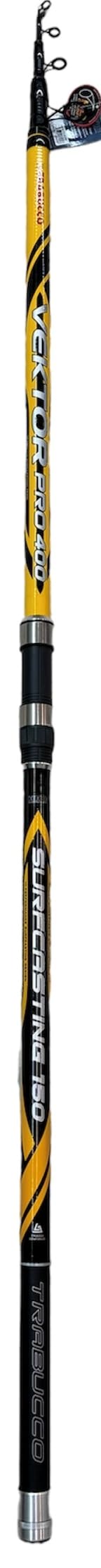 Kit surfcasting canna Trabucco vektor 4,00 mt 150gr + mulinello trabucco sonic 8000