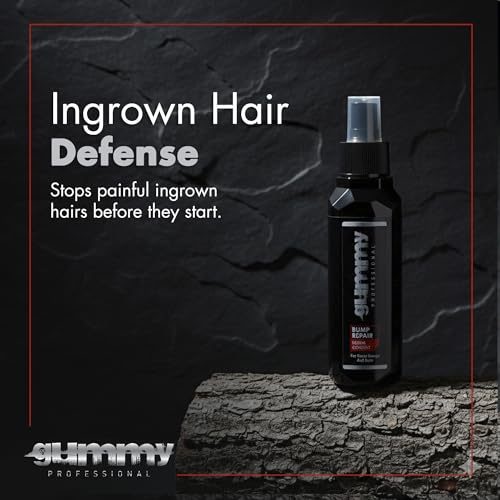 Gummy Professional Bump Repair & Ingrown Hair Spray for Men and Women – Lightweight Post Shave Grooming Spray for Smooth Skin After Shaving and Waxing on Face and Body – Travel Size 100ml
