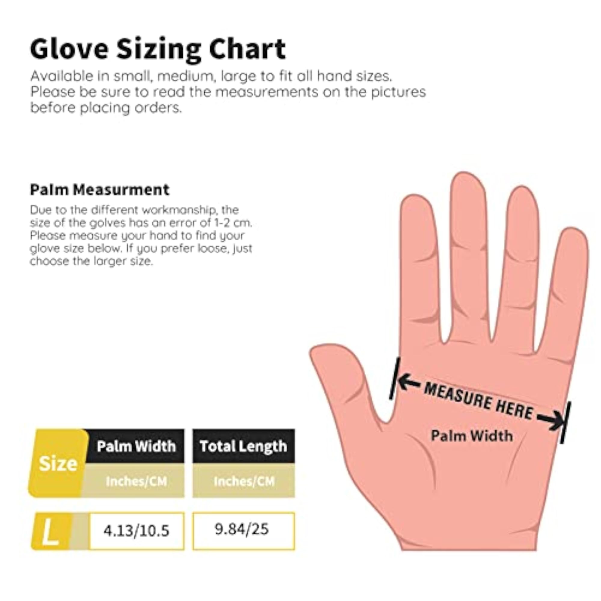 20 Counts Hair Dye Gloves, Black Reusable Rubber Gloves