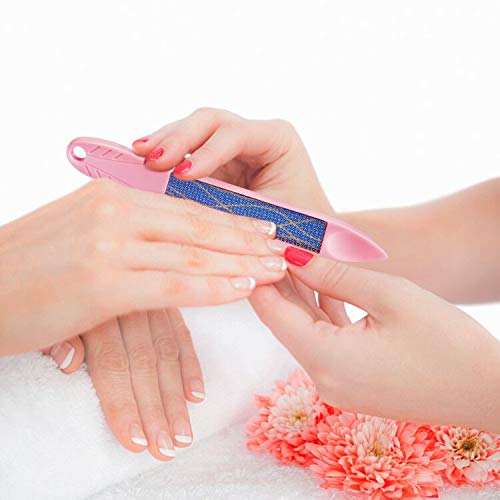 Nano-Glasnagelfeile Nagelfeile für Naturnägel, Nagelfeile Set Mit Polier + Schleiffunktion, Pediküre Nagelpflege, 2… – Bild 8