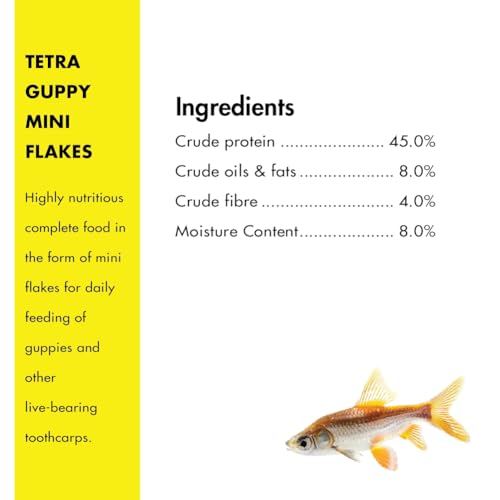 Image of Tetra Guppy Complete Fish Food for All Guppies 30 Gram Fish Food