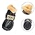 WINSOON Dog Australia Boots Pet Antiskid Shoes Winter Warm Skidproof Sneakers Paw Protectors 4-pcs Set (Size 4, Black)
