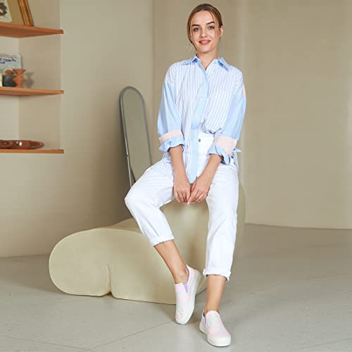 Image of JENN ARDOR Slip On Sneakers Women Comfortable Walking Slip On Shoes Women Memory Foam Womens Fashion Loafers for Women Casual Shoes for Women Flats