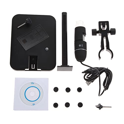 顕微鏡観察 ポータブル USBデジタル顕微鏡100.0x 8 LED 2MP拡大鏡カメラ hリフトスタンド